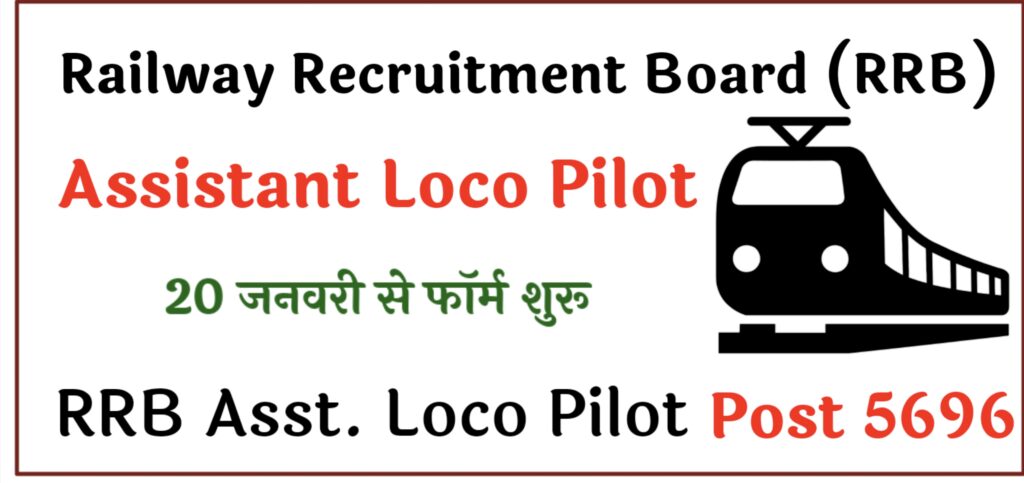 Railway Recruitment RRB Railway Assistant Loco Pilot