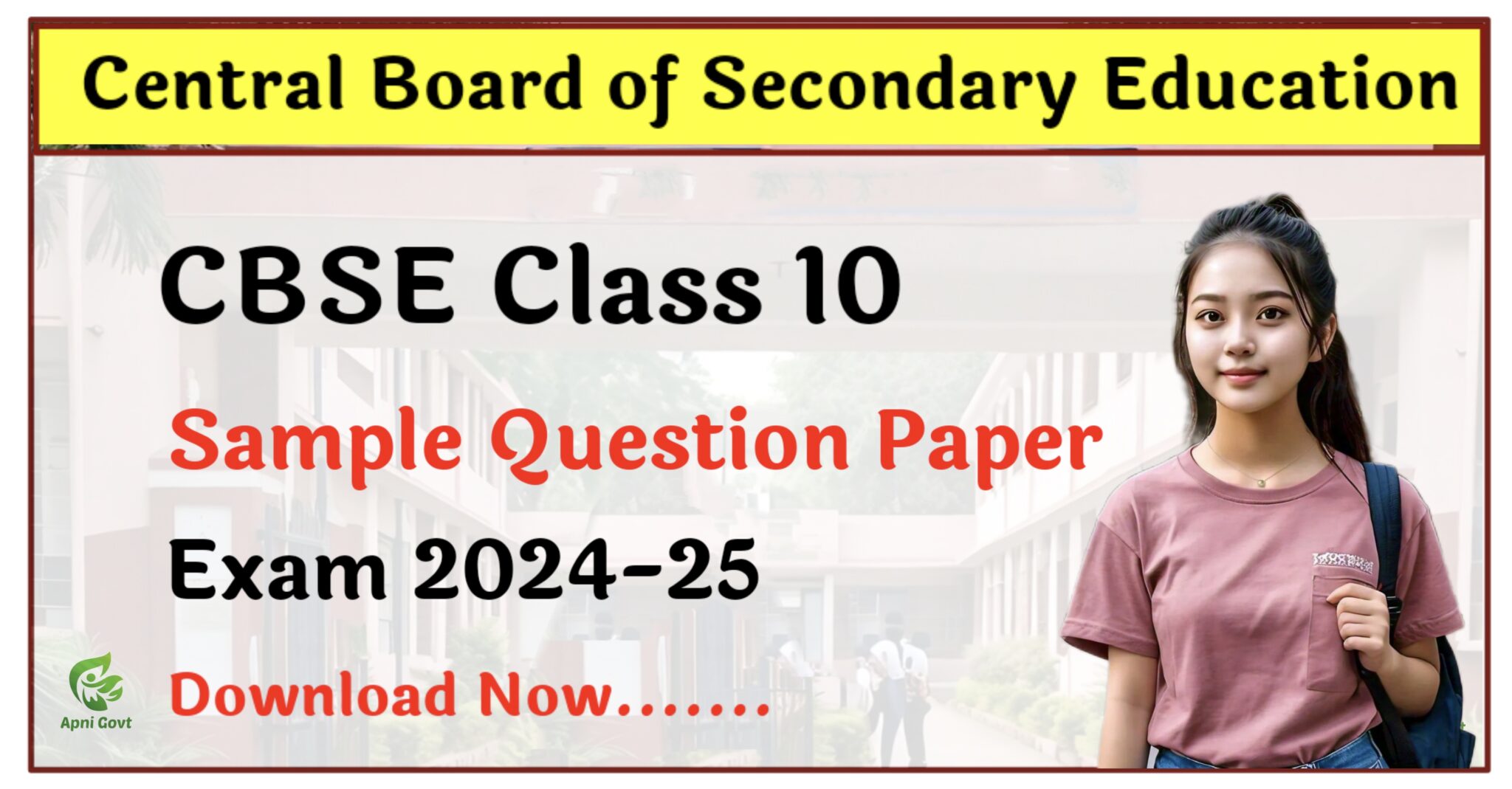 CBSE CLASS 10 MODEL QUESTION PAPER 202425