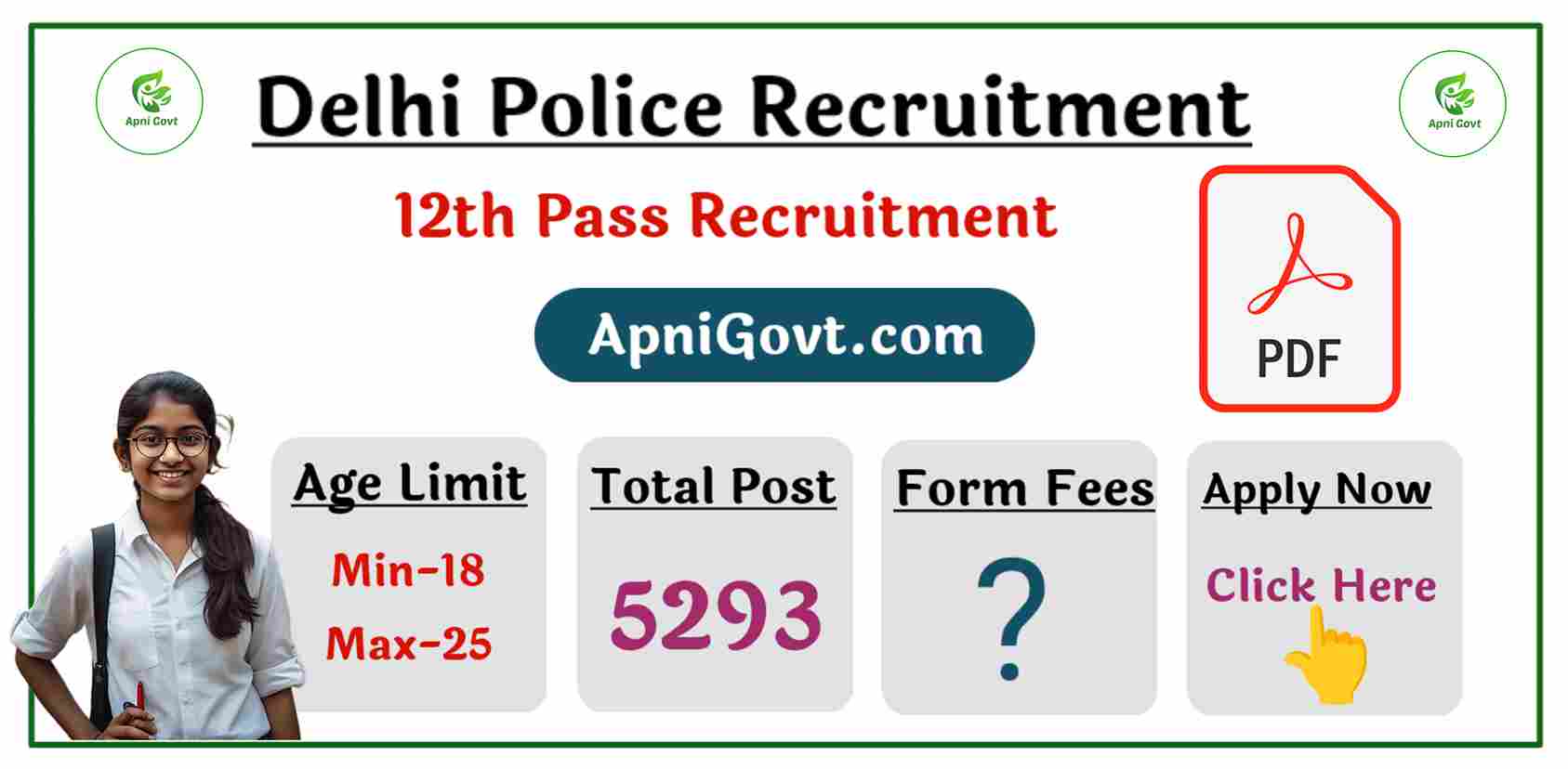 delhi police Recruitment
