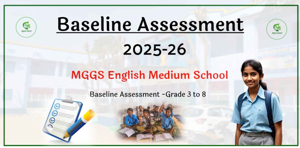 Mggs Baseline Assessment Class 3 to 8 Download