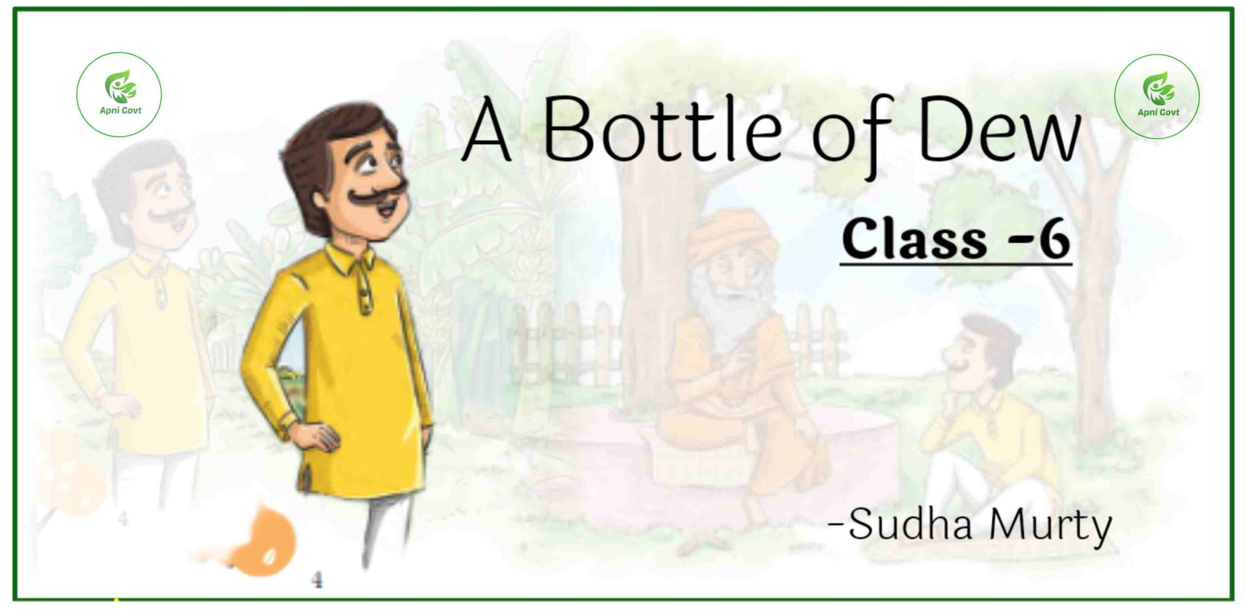 a bottle of dew class 6 english