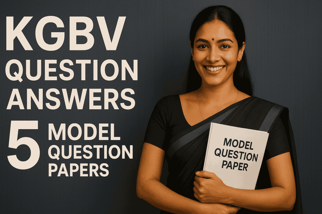 kgbv question answers