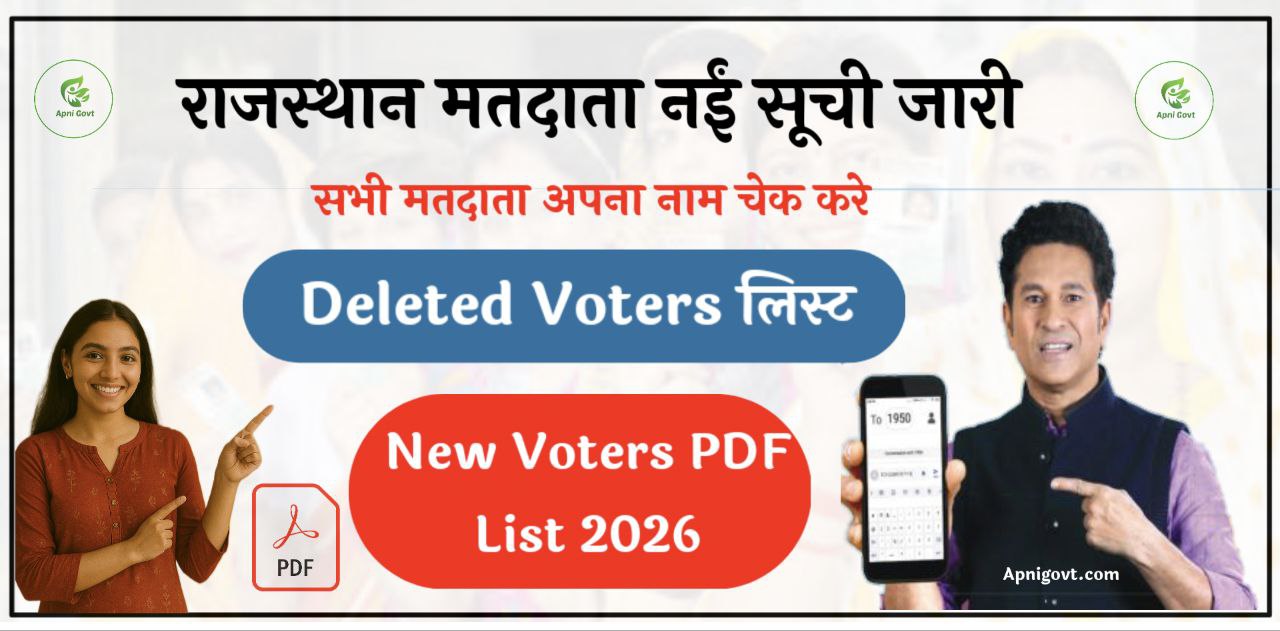 Rajasthan Voter List 2026 42 Lakh Deleted Voters New & Deleted List Download