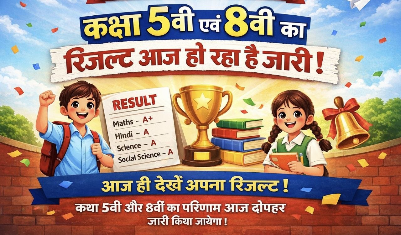 RBSE Class 5th 8th Result 2026
